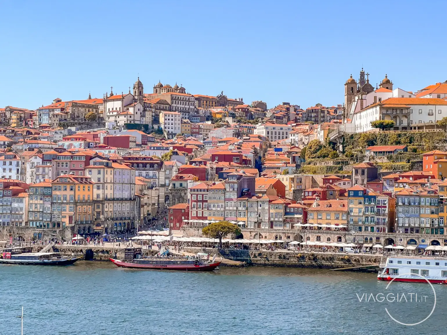 Vista della Ribeira dall'altra sponda del fiume Douro