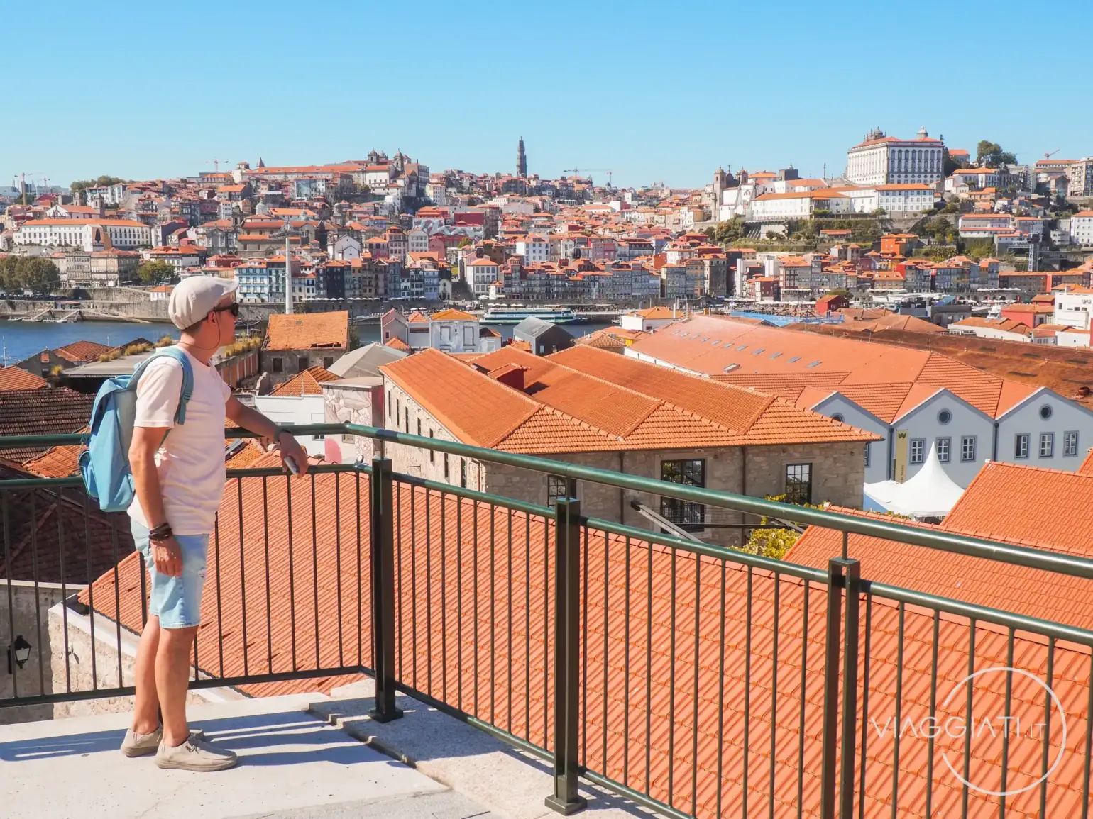 Vista dalla terrazza di WOW Porto