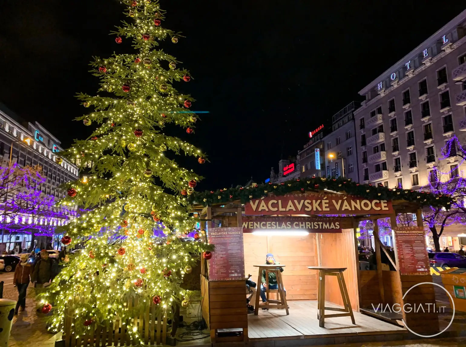 Mercatino di Natale in Piazza San Venceslao