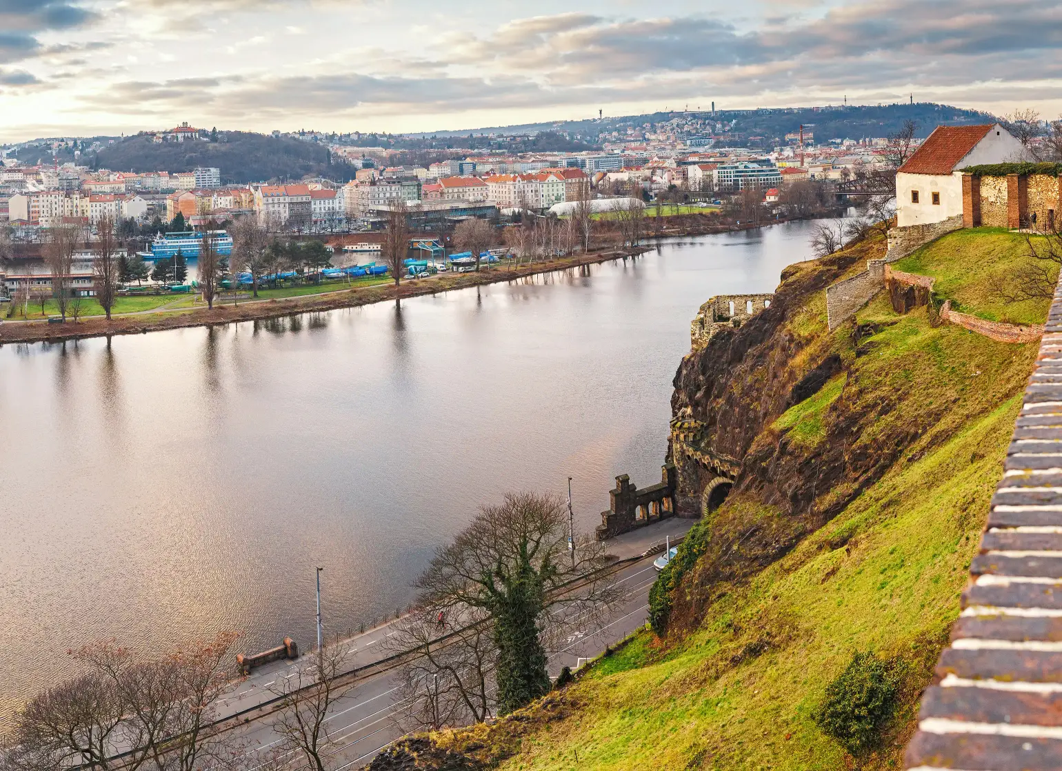 Vista sul fiume Moldava da Vyšehrad | Cosa vedere a Praga in 5 giorni