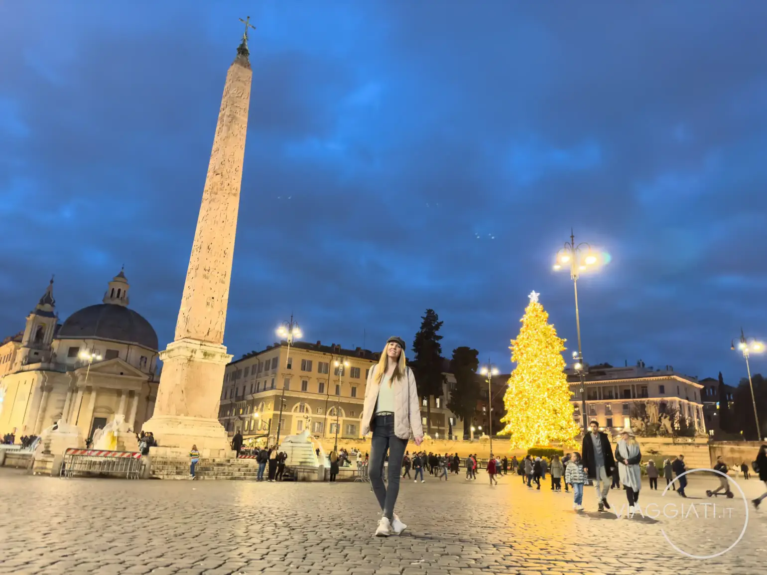 Albero di Natale in Piazza del Popolo