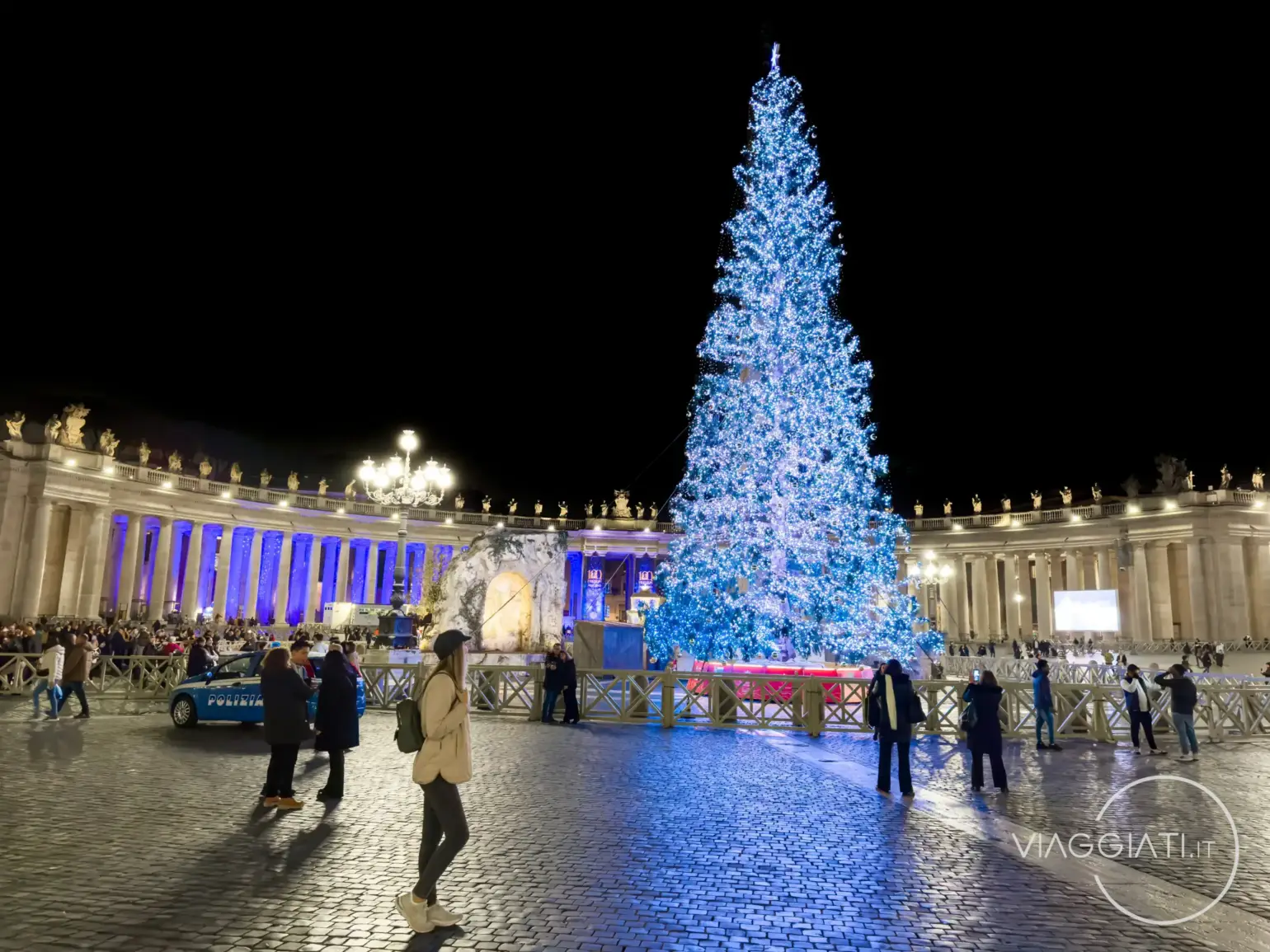 Albero di Natale in Piazza San Pietro