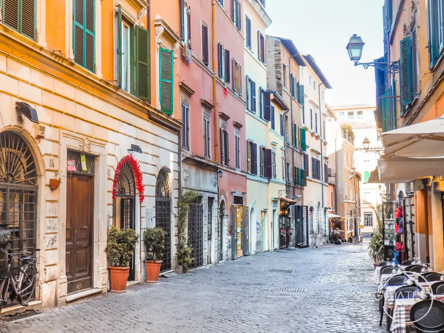 Quartiere di Trastevere a Roma