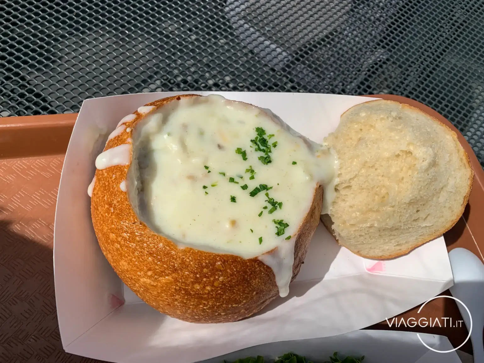 Zuppa di vongole (clam chowder), San Francisco
