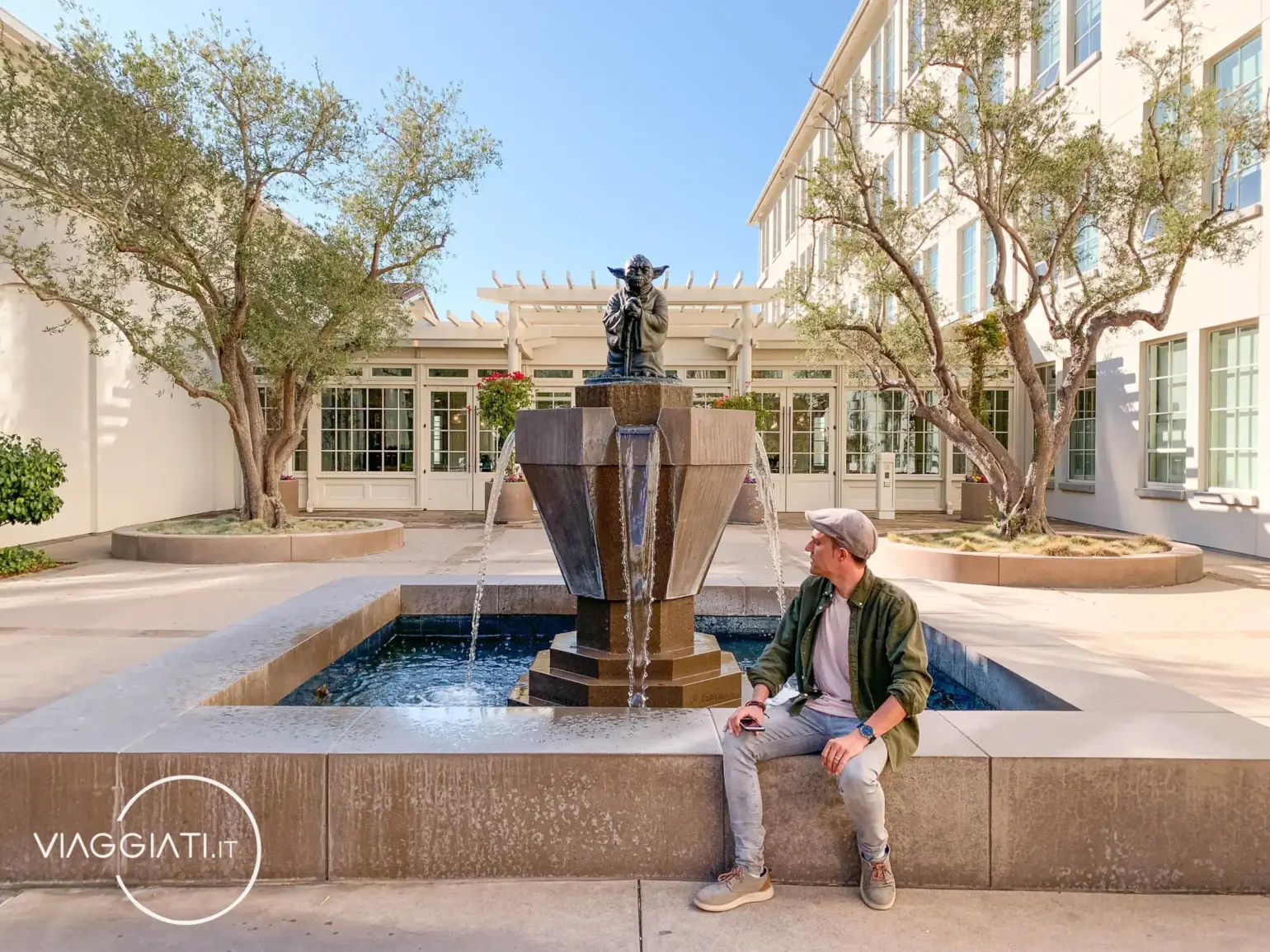Fontana di Yoda alla Lucasfilm, San Francisco