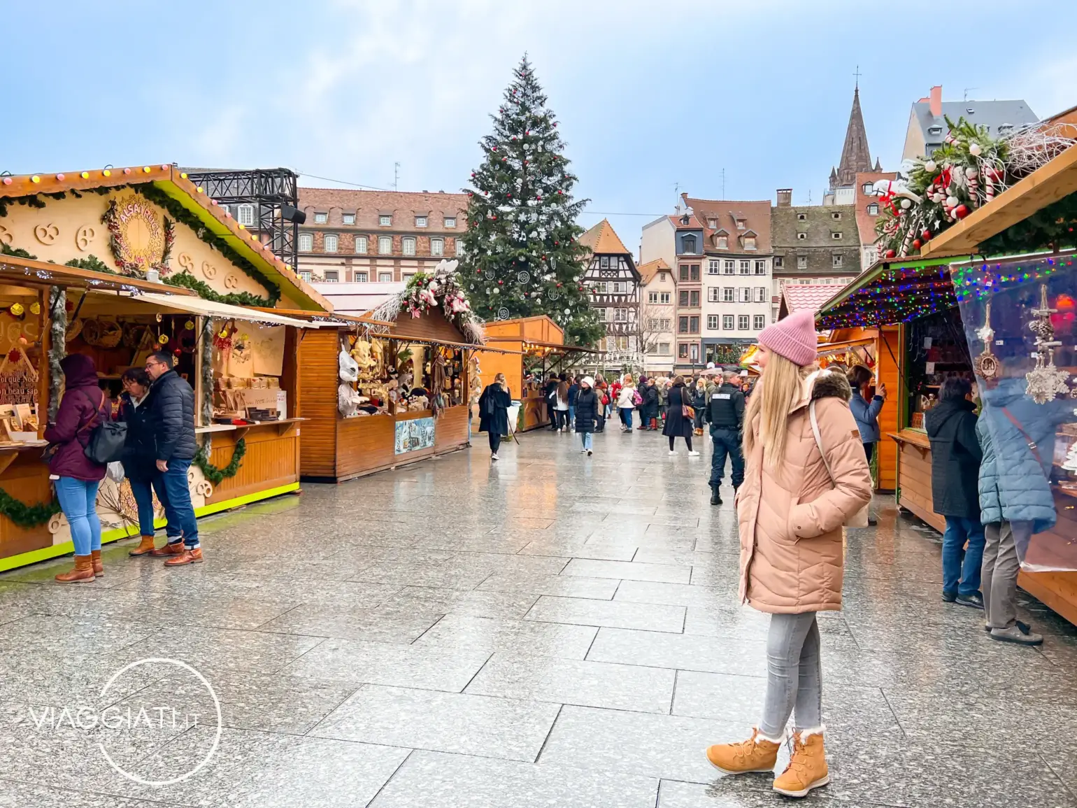 Mercatino di Place Kléber, il più importante di Strasburgo a Natale