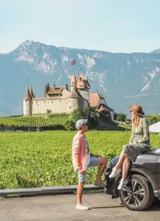 Grand Tour of Switzerland in auto