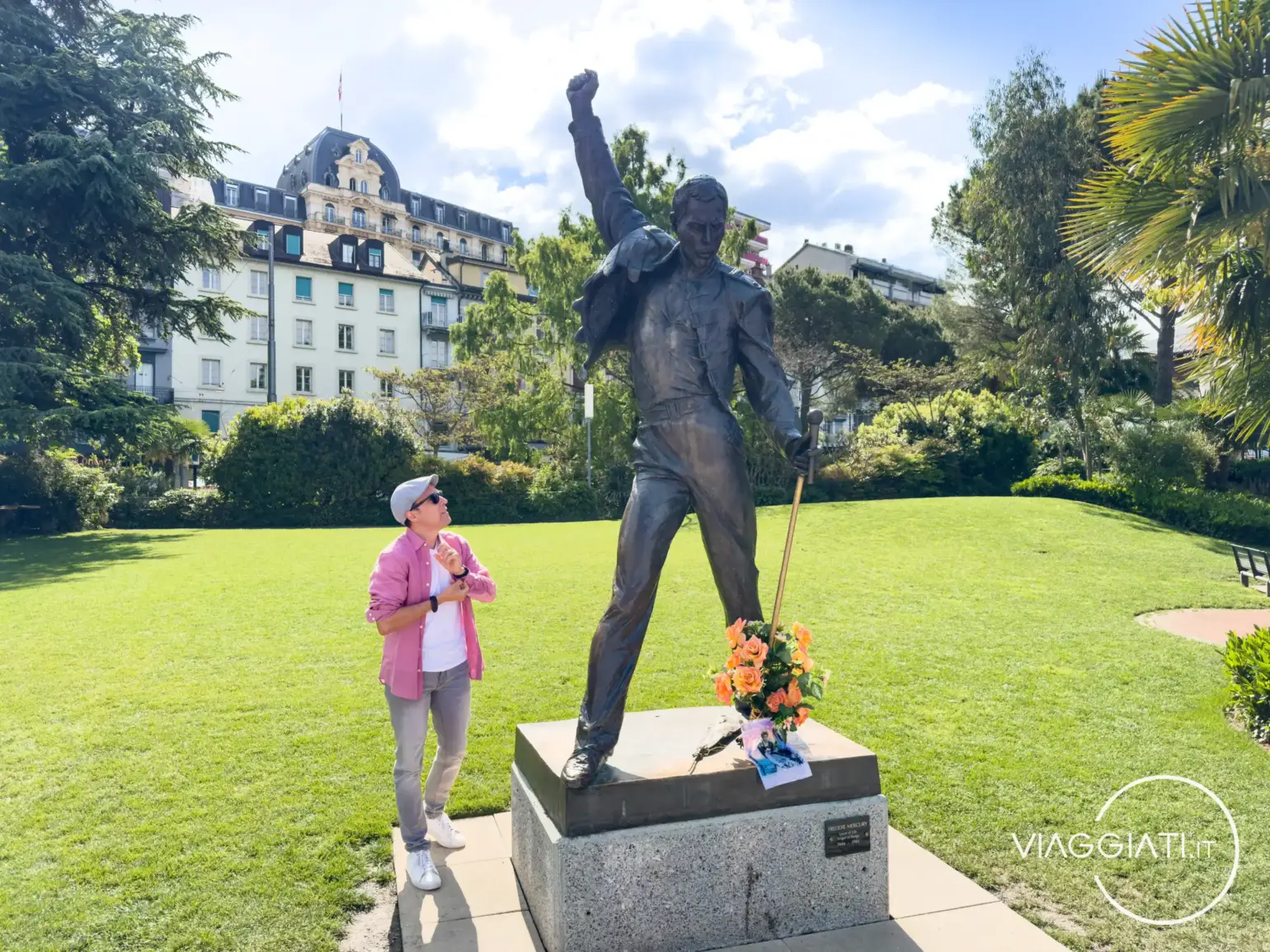 Statua di Freddie Mercury a Montreux