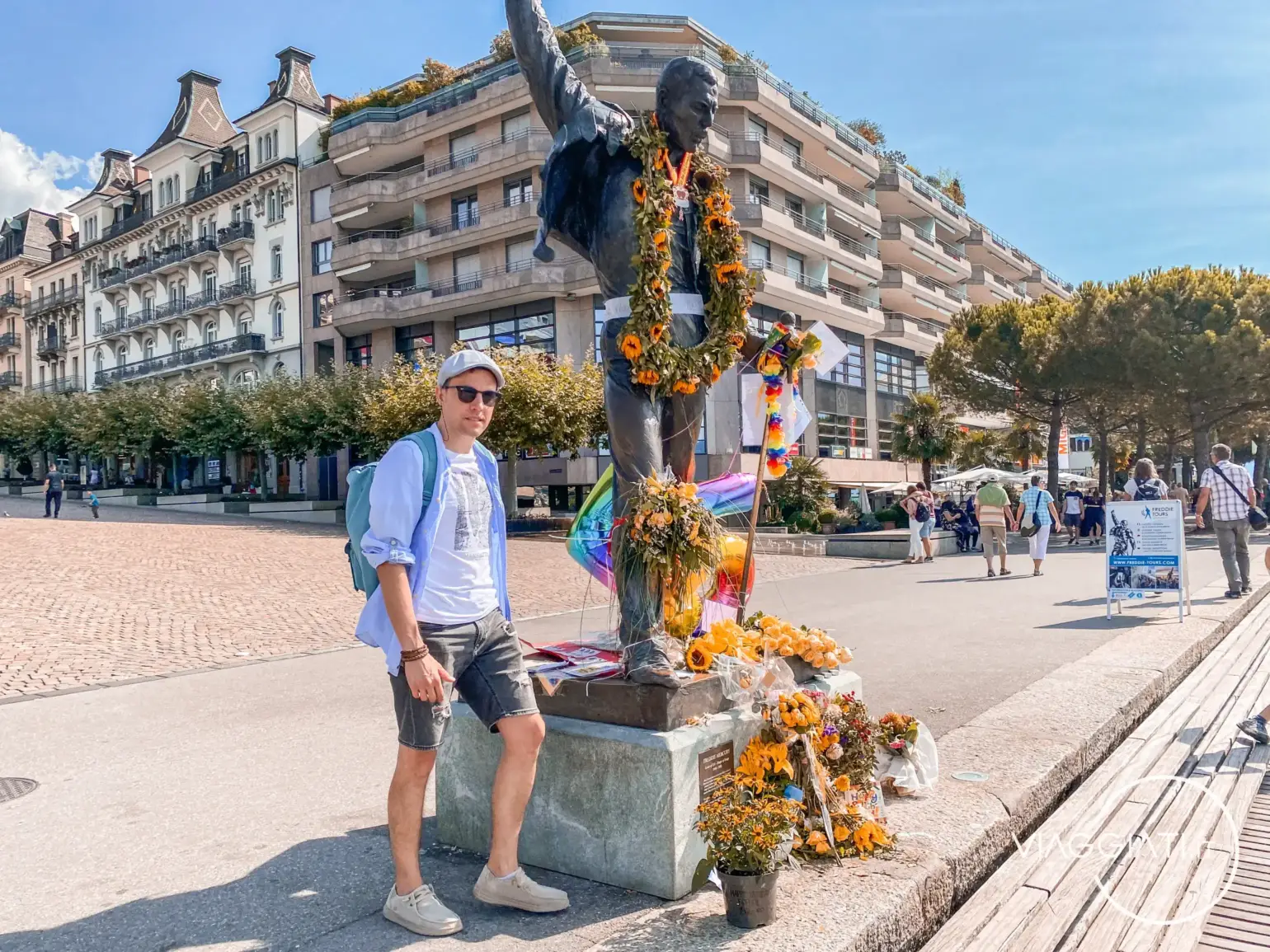 Statua di Freddie Mercury a Montreux