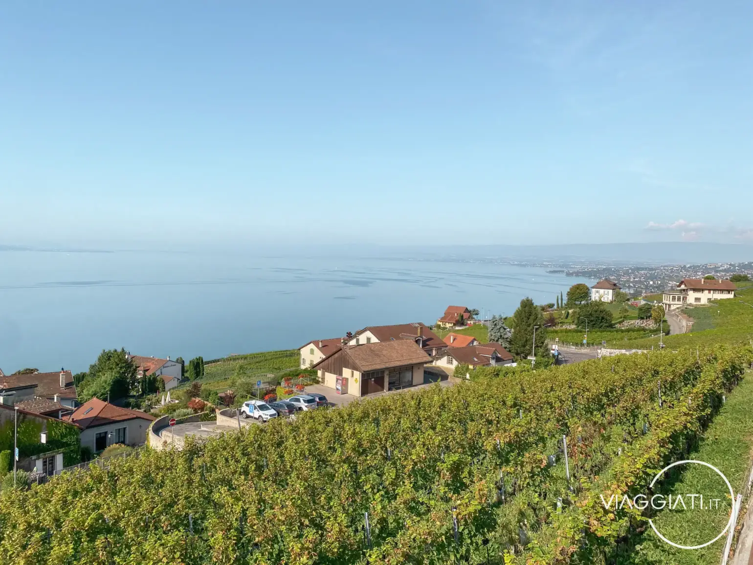 Vista sui vigneti di Lavaux