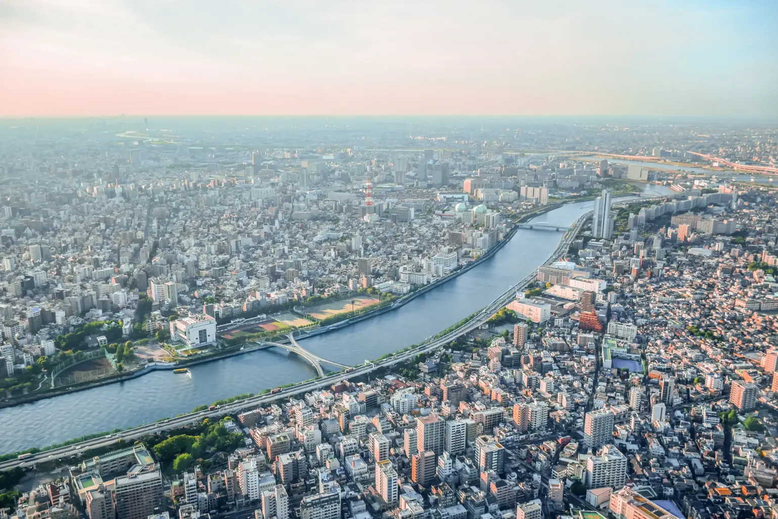 Vista dalla Tokyo Skytree