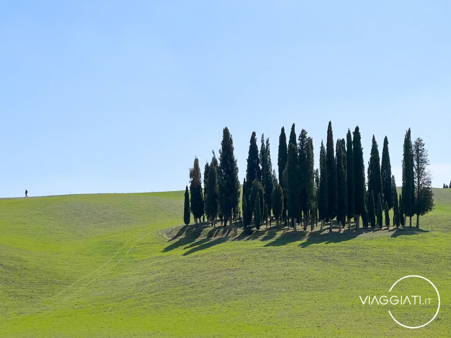 Paesaggi lungo l'itinerario in Toscana