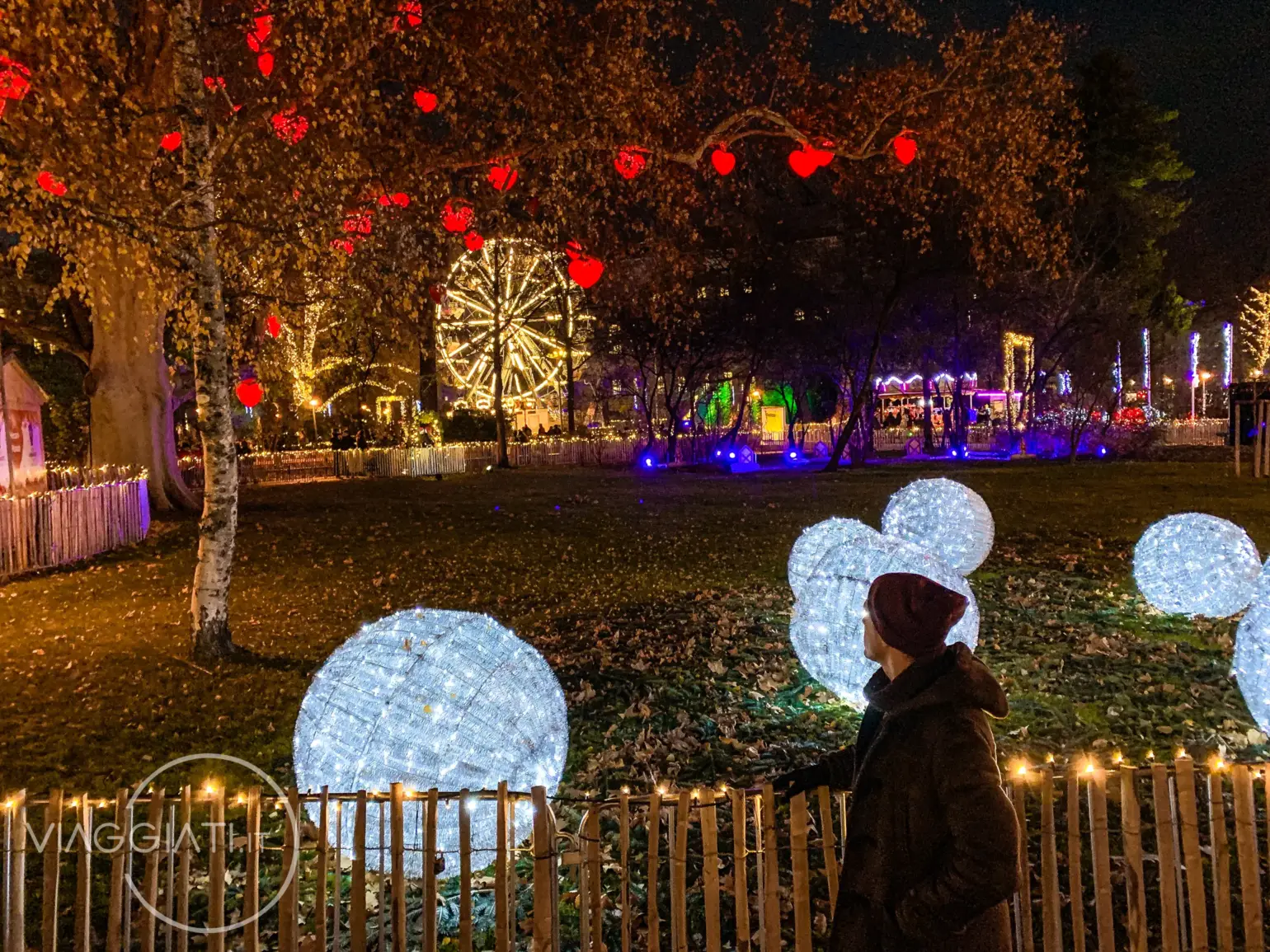 Illuminazioni natalizie al Municipio di Vienna, Rathaus Park
