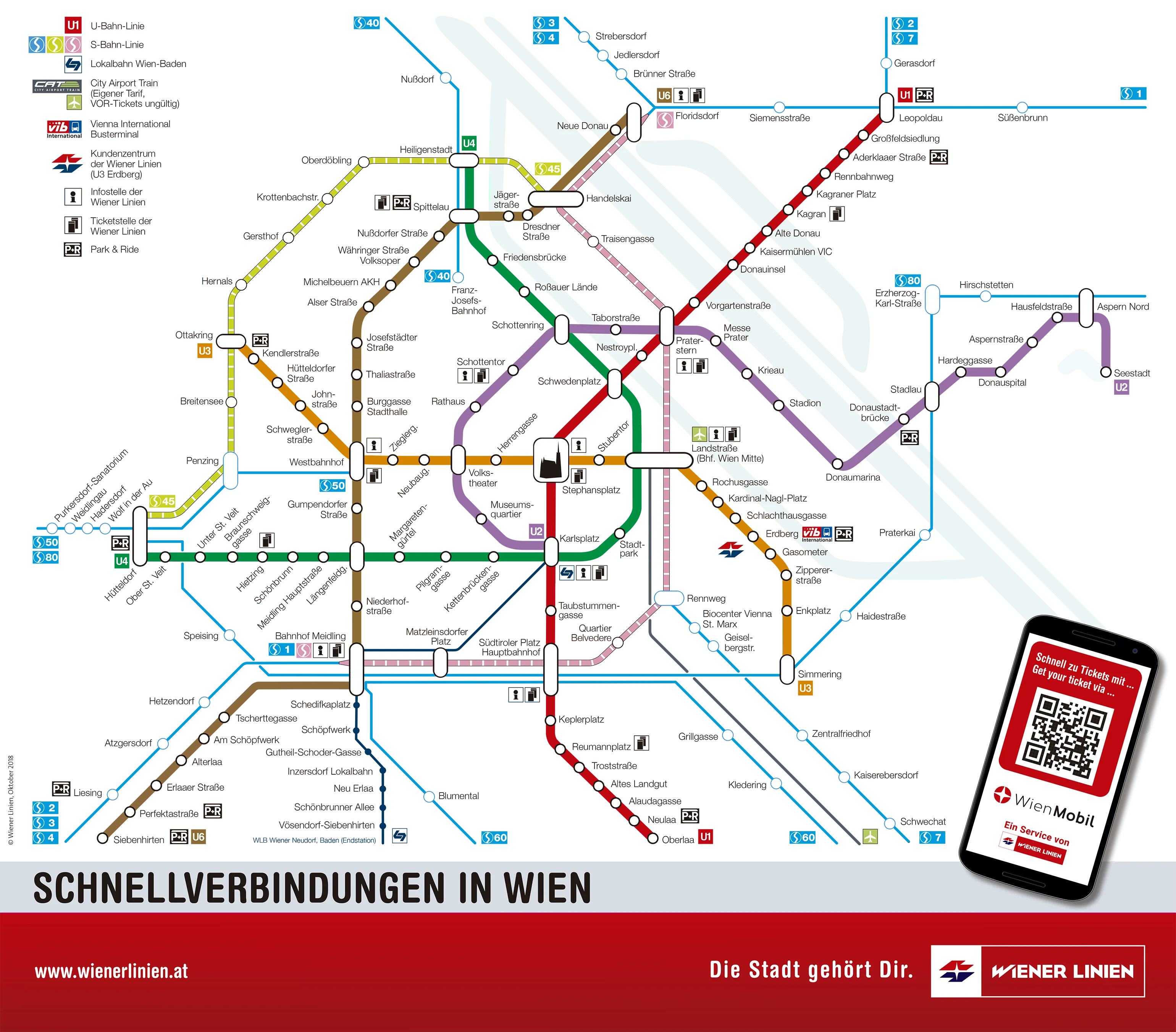 Come arrivare dall'aeroporto di Vienna al centro | Mappa dei trasporti