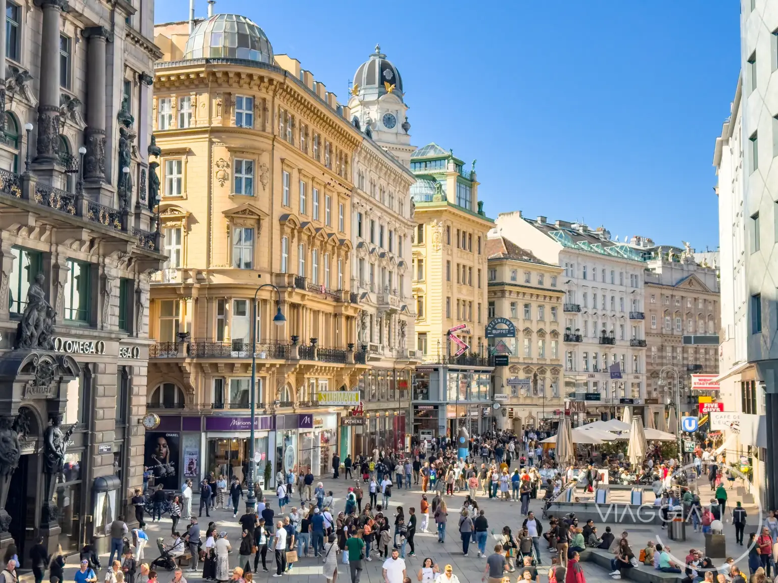 Via Graben a Vienna